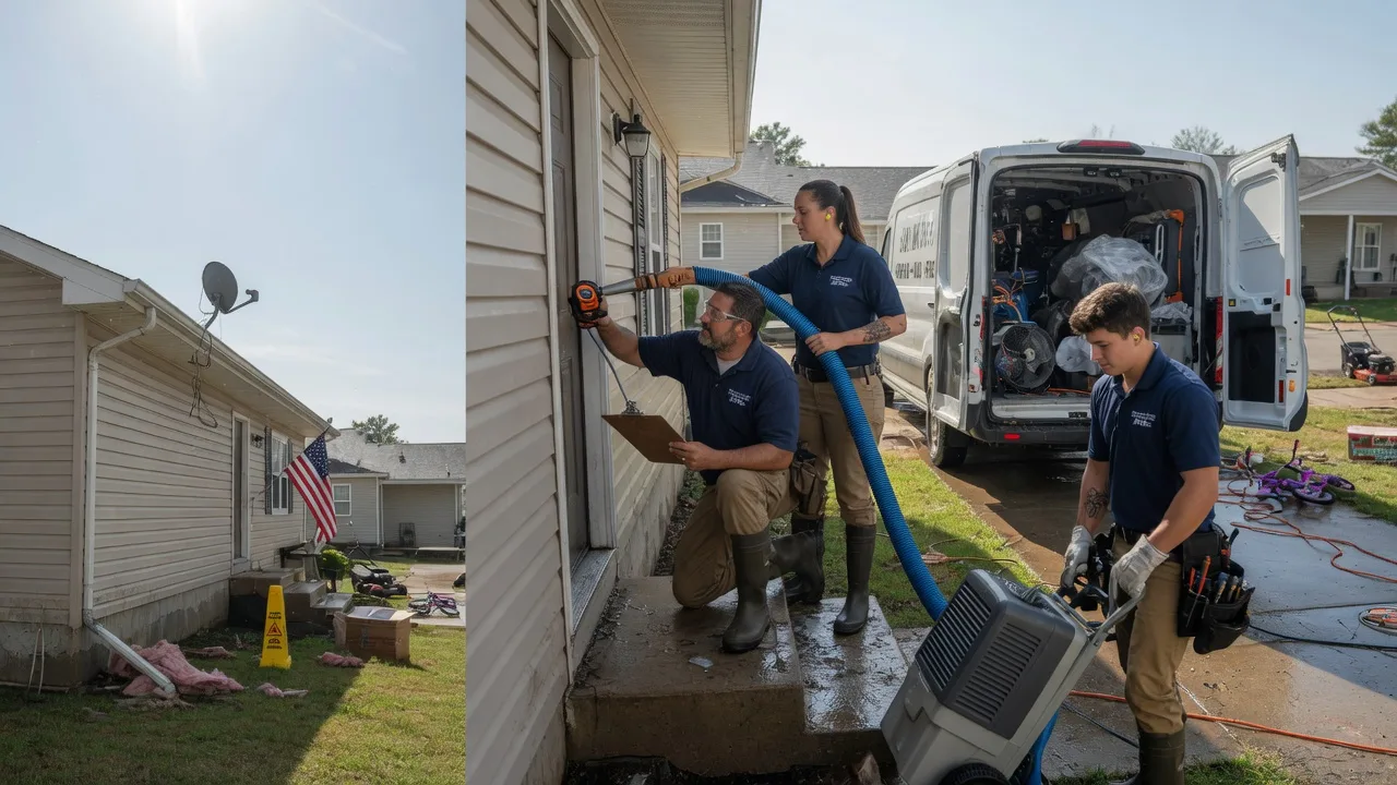 Ceiling Water Damage Restoration in Paisley, FL near me
